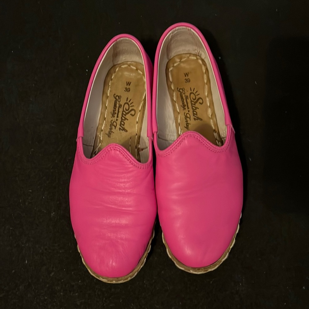 Size 39 Sabah Shoes - Condesa Pink (US 8-EURO 38). Very EUC